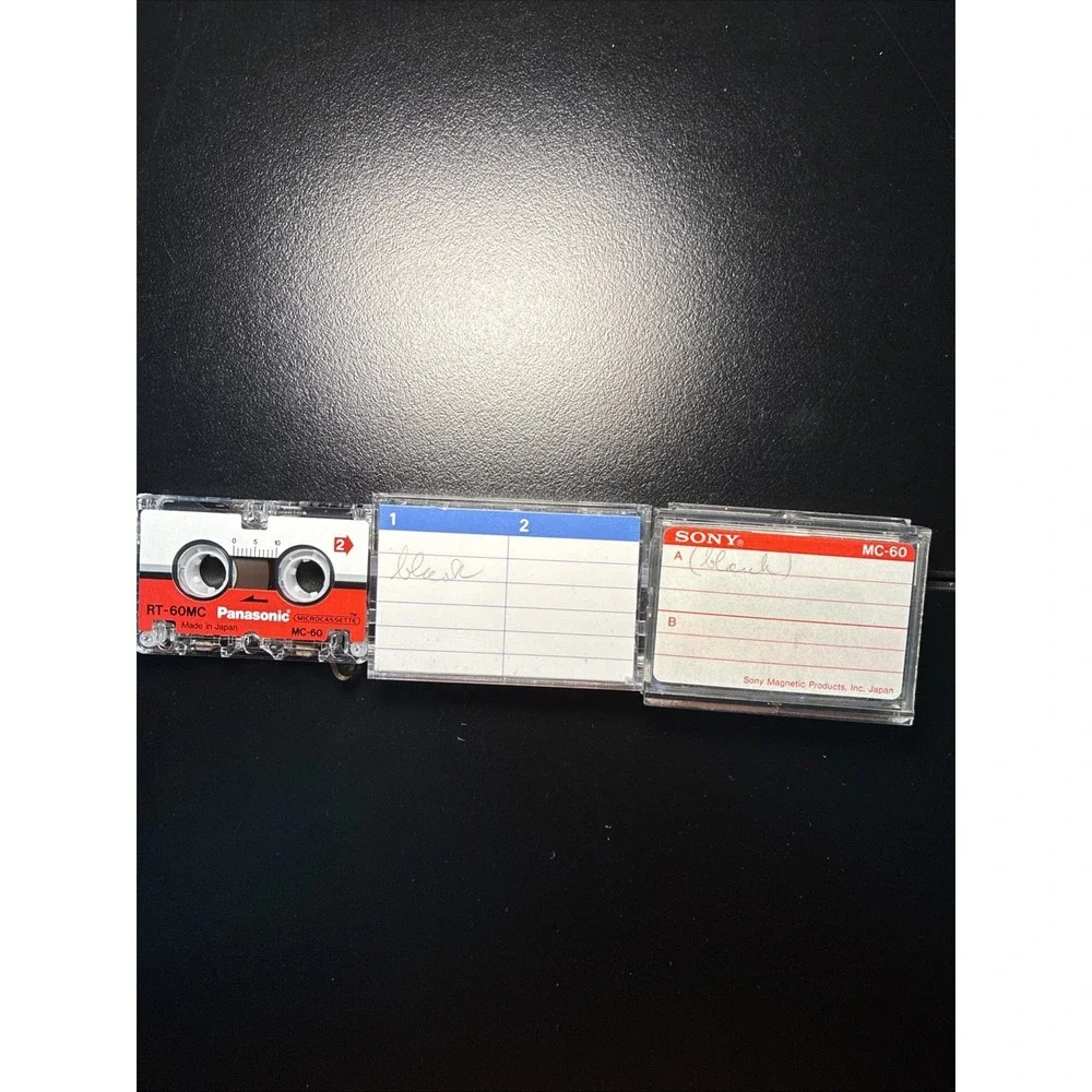 Lot of 3 60 Minutes Micro Cassette Tapes (Used)